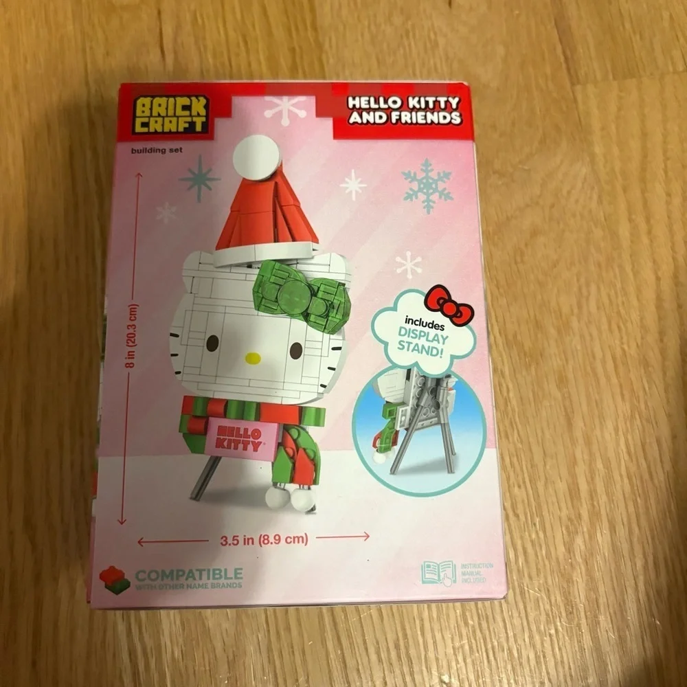 Hello Kitty Brick Craft Building Set NEW Santa Christmas Decoration